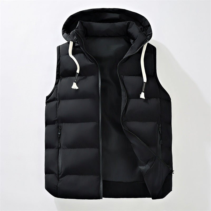Herren Steppweste mit Kapuze, windabweisender Mikrofaserschale und leichter Thermoisolierung Shop Nory