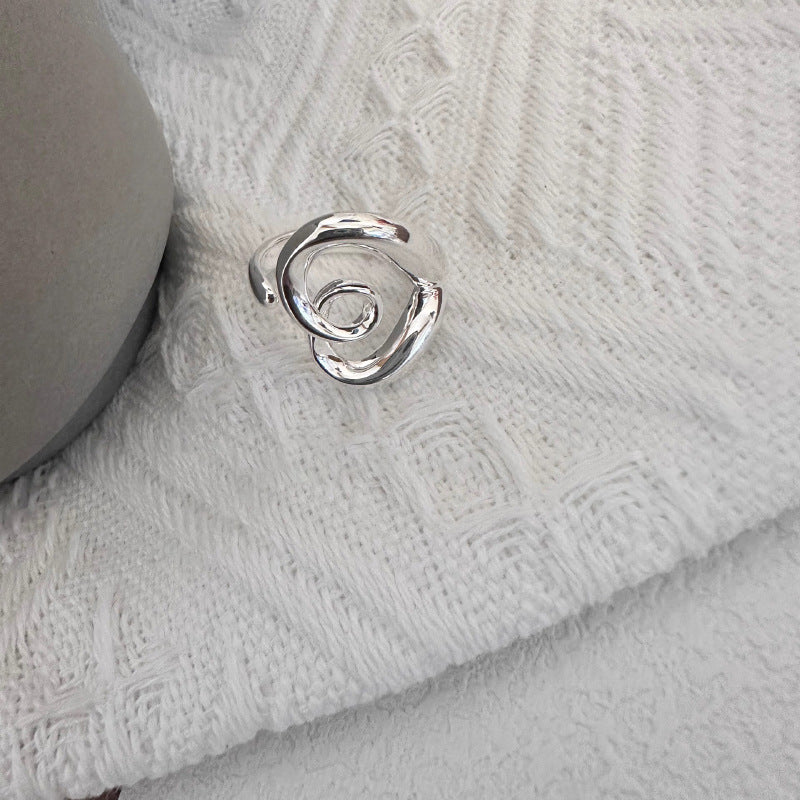 Damen Stilvoller Ring mit geschwungenem Design Shop Nory