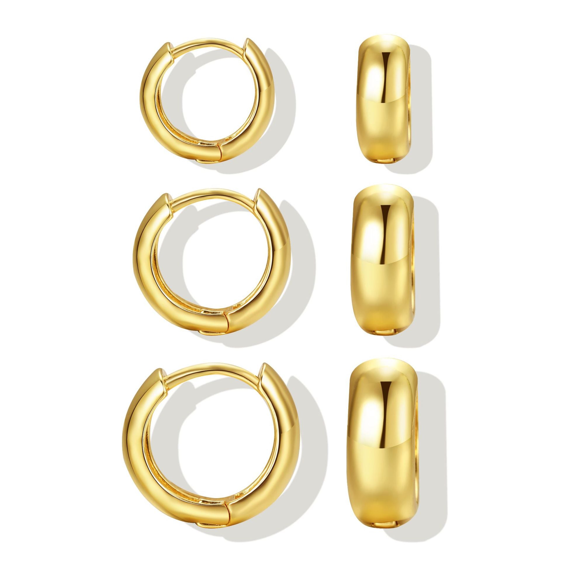 Damen Ohrringe-Set mit verschiedenen Designs und modernen Formen Shop Nory