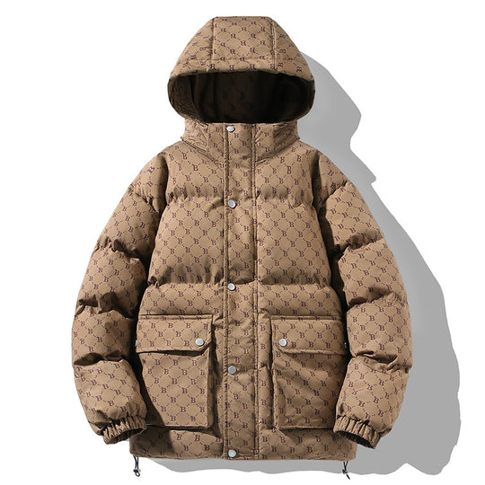 Herren Wattierter Kapuzenparka mit Thermofüllung wasserabweisender Oberfläche & Multifunktionstaschen Shop Nory