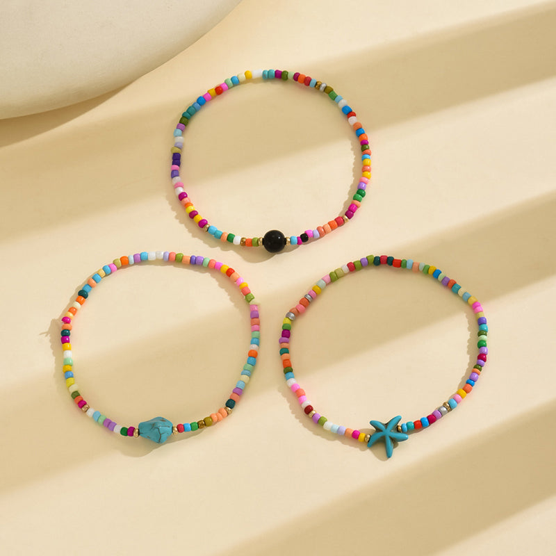 Böhmisches Buntes Perlenarmband | Shop Nory