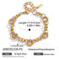 Damen Armband mit modernem Kettenmuster und hypoallergenen Eigenschaften Shop Nory