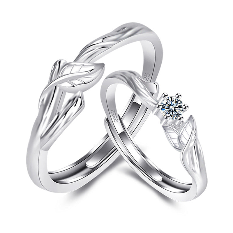 Damenring mit kunstvollem Blattdesign und eleganten Details Shop Nory