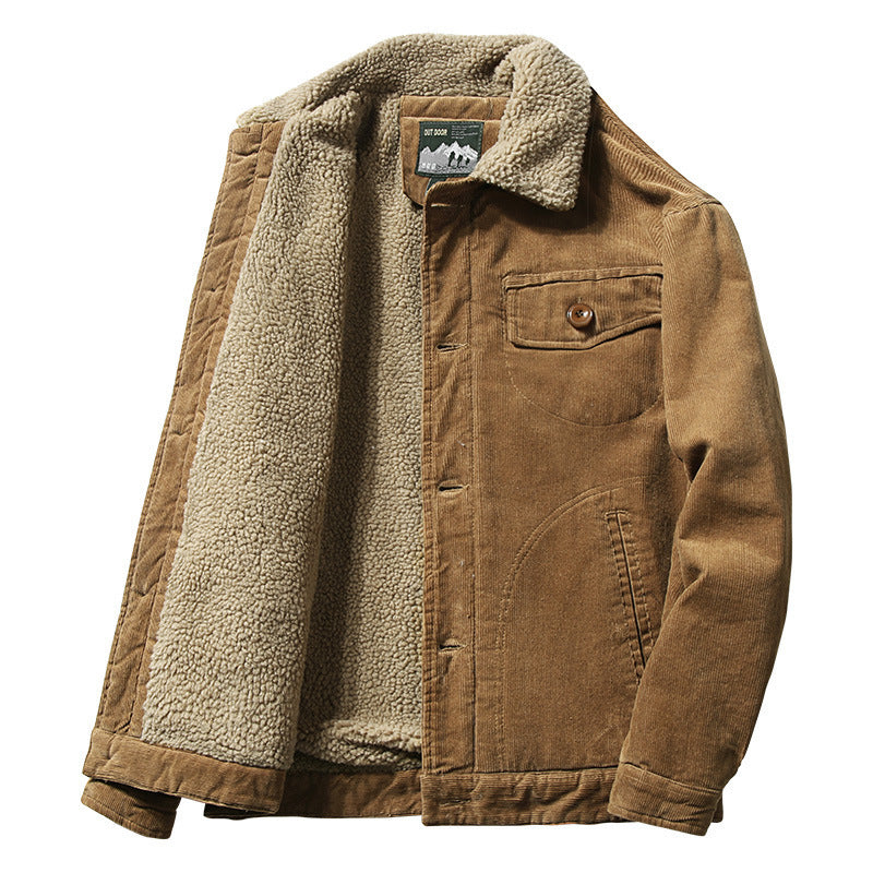 Herren Klassische Cordjacke Shop Nory