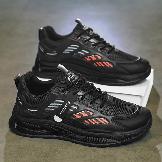 Herren Bequeme Sport-Sneakers mit atmungsaktivem Obermaterial und Stoßdämpfung
