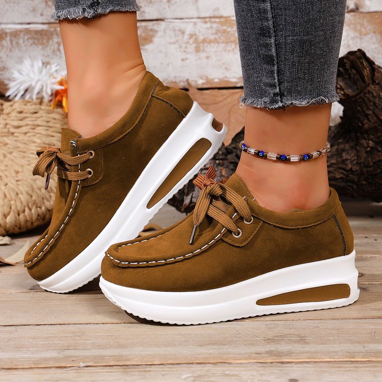 Damen Keil-Sneaker im Mokassin-Stil mit dämpfender Luftkissen-Plateausohle Shop Nory