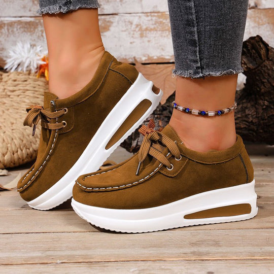 Damen Keil-Sneaker im Mokassin-Stil mit dämpfender Luftkissen-Plateausohle Shop Nory