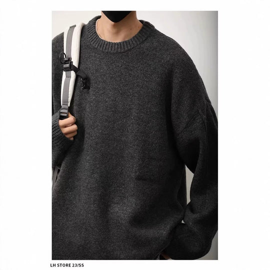 Damen Klassischer Rundhals-Pullover Shop Nory