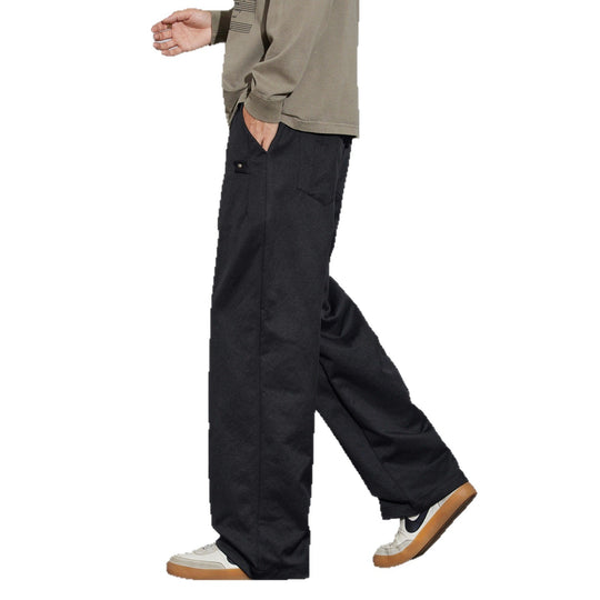 Herren Weite Relaxed‑Fit Stoffhose mit Tunnelzug & Bügelfalte Shop Nory