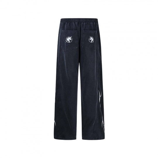 Herren weite Sweatpants im Baggy‑Cut mit Elastikbund, Kordelzug und geraffter Kniepartie Shop Nory