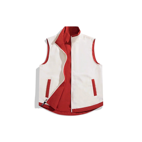 Herren Ärmellose Wind- und Thermo-Utility‑Weste mit seidigem Innenfutter und verdecktem Zwei‑Wege‑Reißverschluss Shop Nory