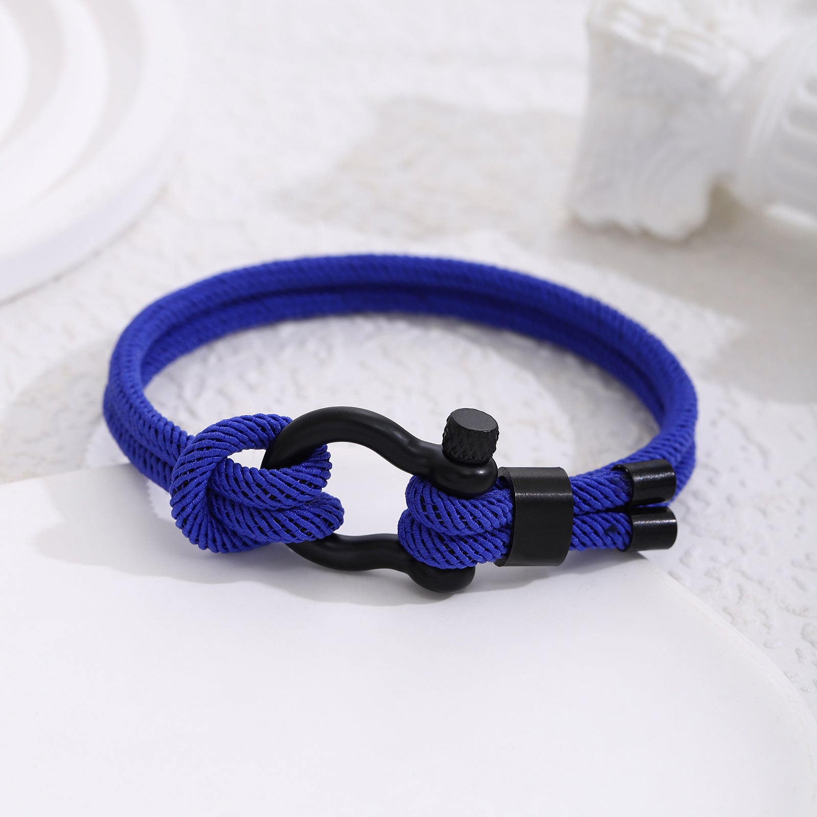 Herrenarmband aus geflochtenem Paracord mit stylischem Metallverschluss Shop Nory