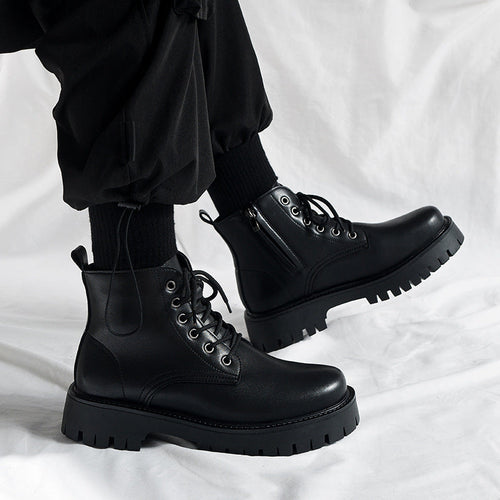 Herren Robuste Schnürstiefel mit rutschfester Sohle und strapazierfähigem Obermaterial