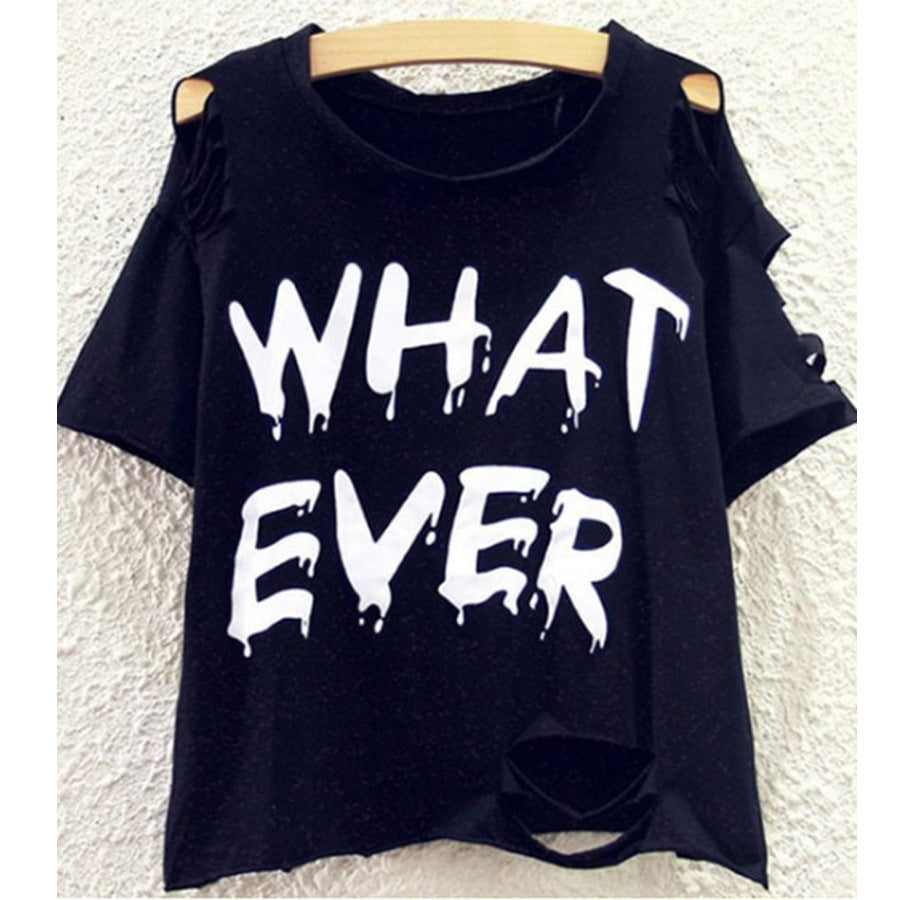 Damen Trendiges Oversized T-Shirt mit raffinierten Cut-Out-Ärmeln Shopnory