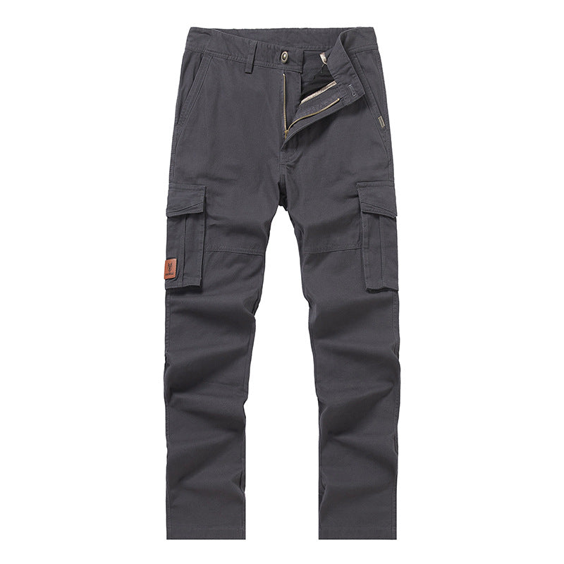 Herren Cargohose im Slim-Straight Schnitt mit Mehrfach‑Taschen und verstärkten Knien Shop Nory
