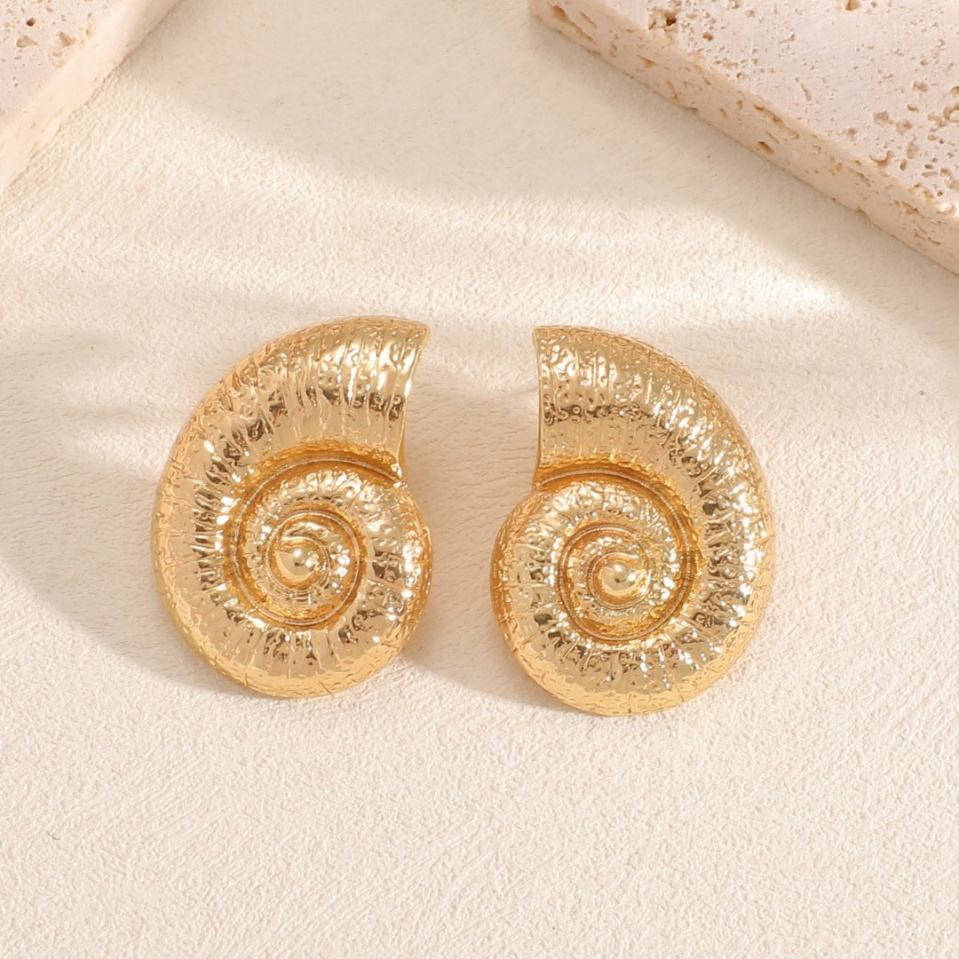 Damen Ohrstecker im exklusiven Muscheldesign Shop Nory