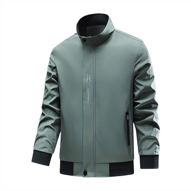 Herren Sportliche Übergangsjacke mit hochschließendem Kragen und seitlichen Reißverschlusstaschen Shop Nory