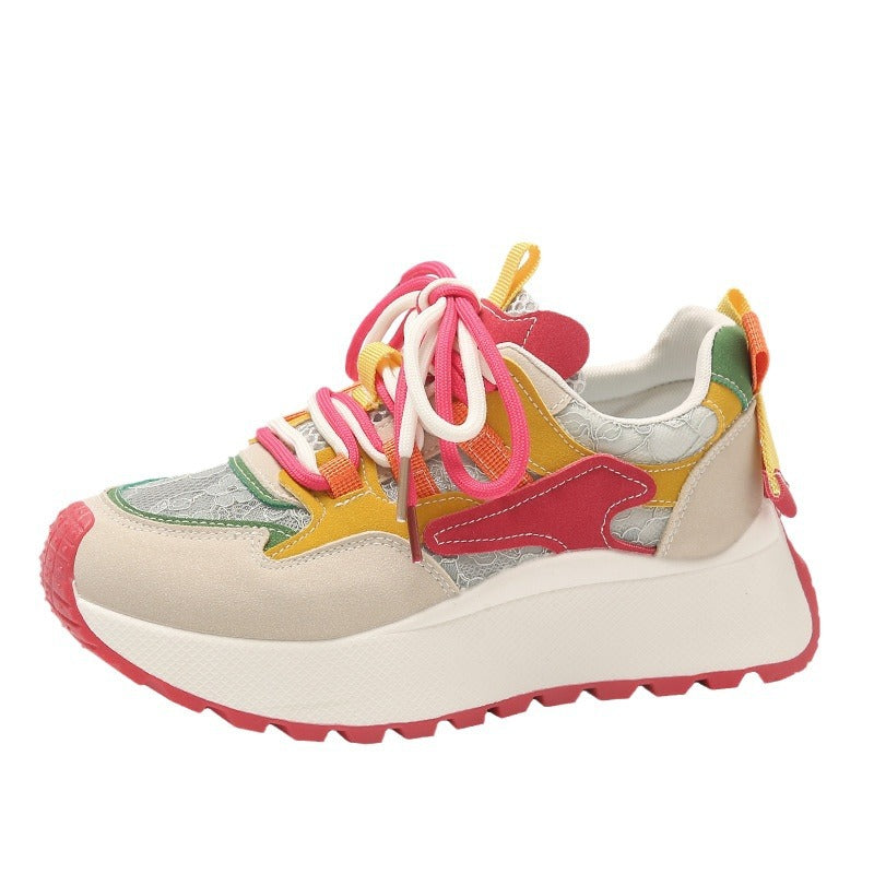 Damen Sportliche Sneaker mit atmungsaktiver Mesh-Oberfläche und innovativem Dämpfungssystem