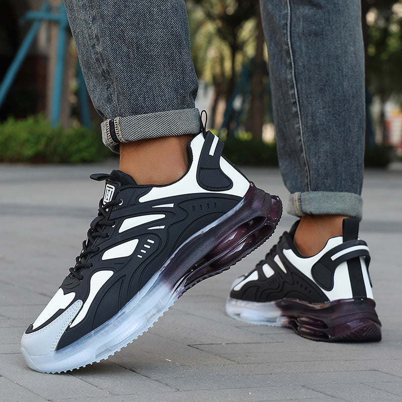 Herren nan futuristischer leistungsorientierter Lifestyle-Sneaker mit durchgehender Luftkammersohle und thermogeformten Kunststoffapplikationen