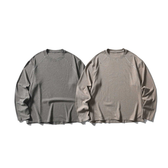 Unisex Oversize Rundhals-Sweatshirt mit Raglannähten und feiner Waffelstruktur Shop Nory