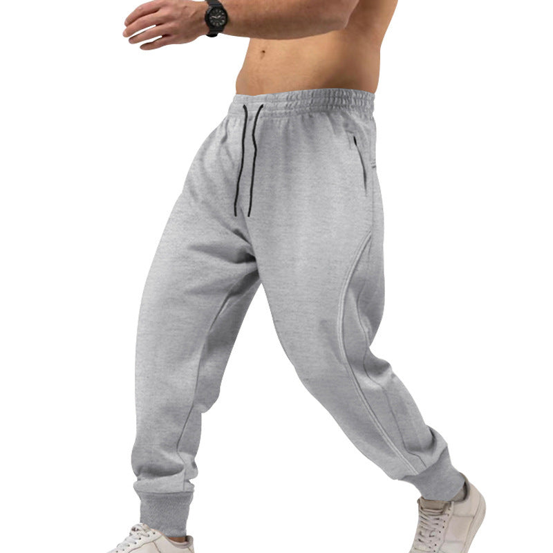 Herren sportliche Jogginghose mit elastischem Bund und Taschen