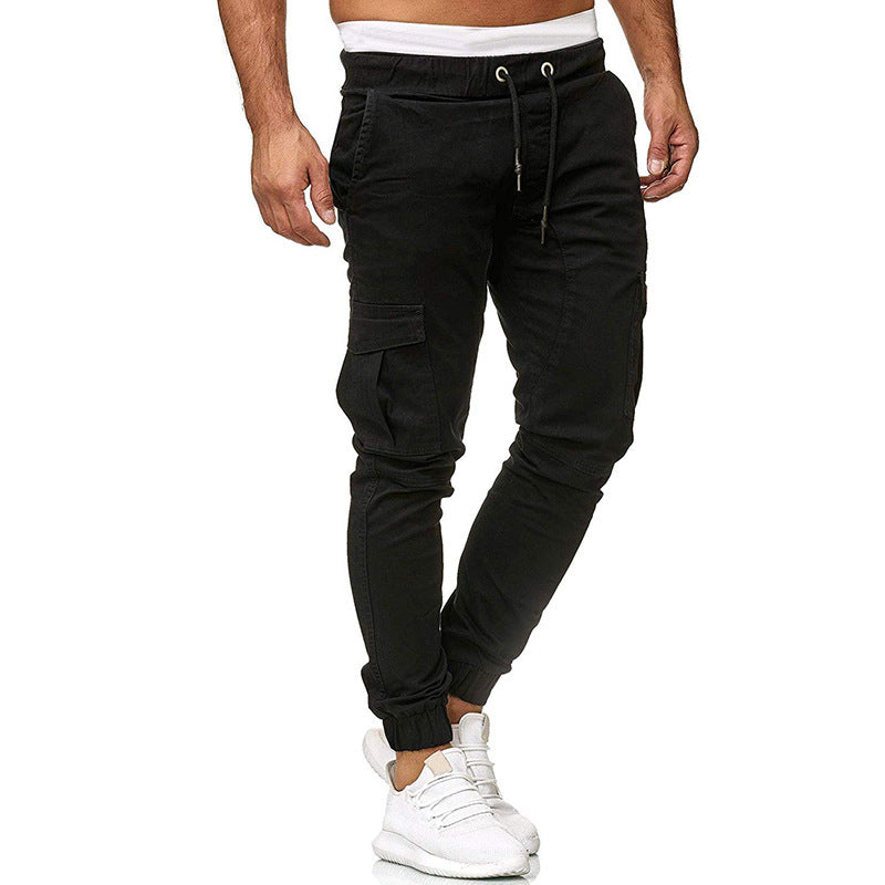 Herren Cargo-Jogginghose mit elastischem Bund und praktischen Seitentaschen Shopnory