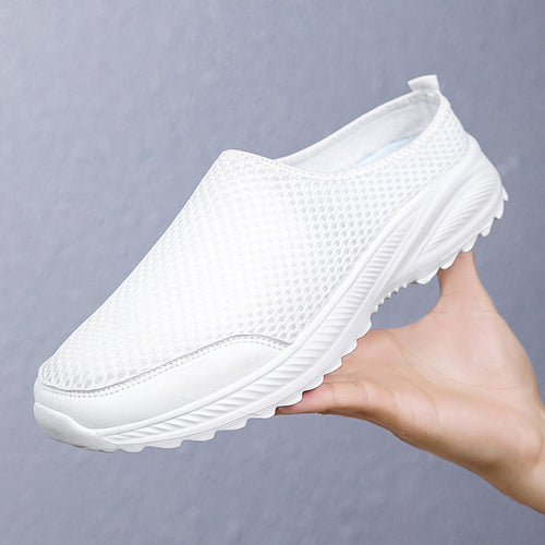 Unisex nan atmungsaktiver Mesh-Mule mit griffiger Flexlaufsohle und gepolstertem Komfortfußbett