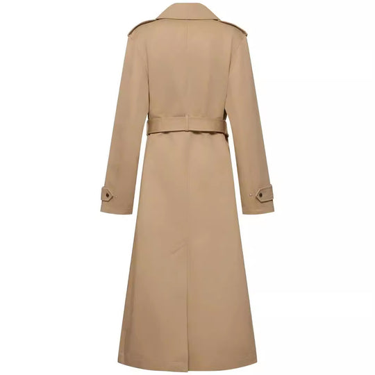 Damen bodenlanger Oversize-Trenchcoat mit Reißverschluss und weitem Schalkragen Shop Nory