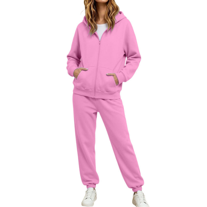 Damen Komfortabler Kapuzenpullover und Jogginghose Set Shop Nory