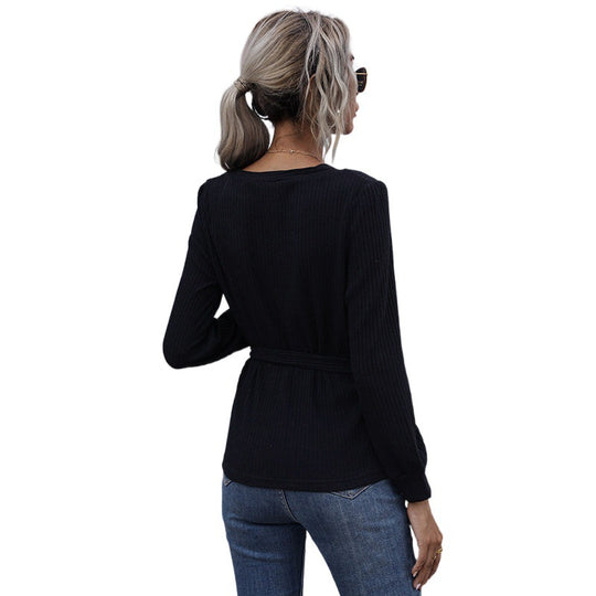 Damen Wickeloberteil mit langen Ärmeln Shop Nory