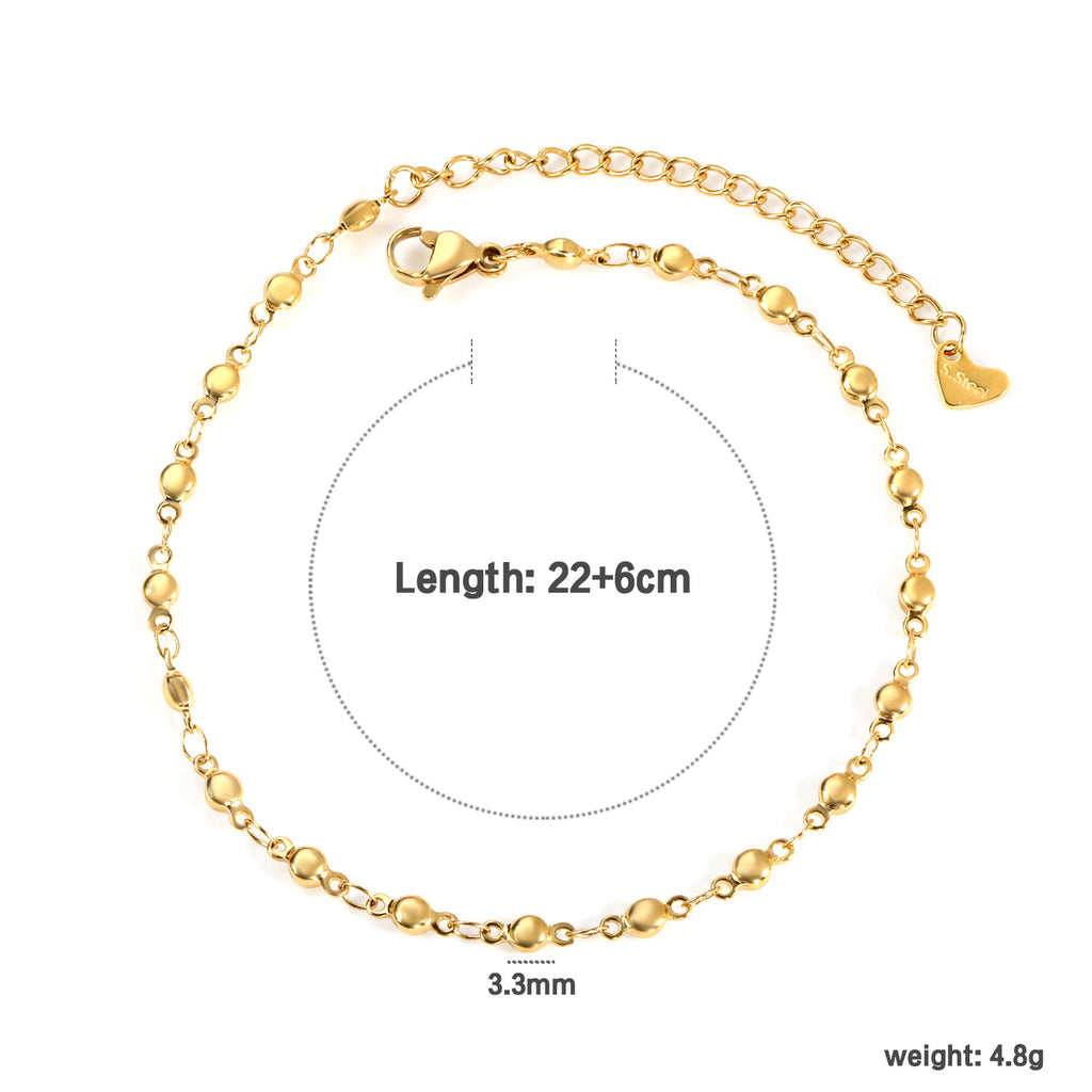 Damen Armband mit feinen Kugel- und Gliederdesign Shop Nory