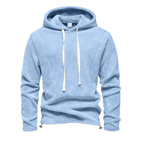 Herren Fleece-Hoodie mit Kapuze und verstellbarem Saum Shop Nory