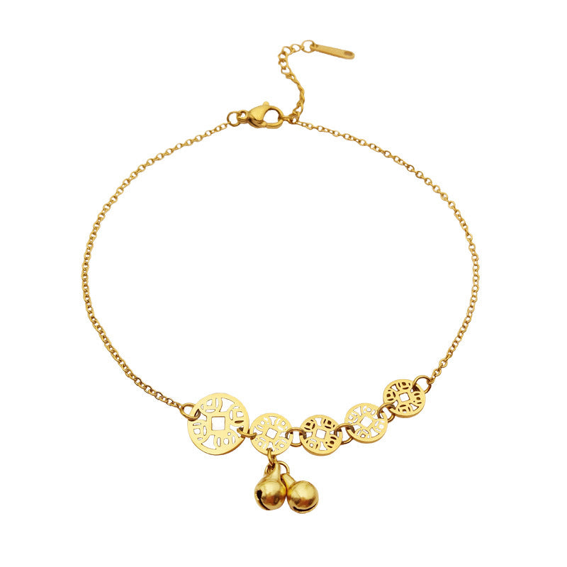 Damen Fußkette mit eleganten Anhängern Shop Nory