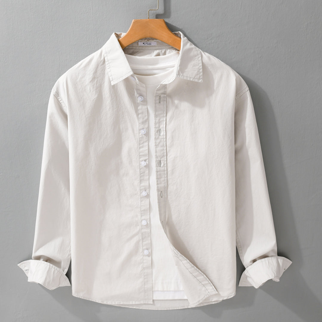 Herren Lässiges Layering-Hemd mit integriertem T-Shirt-Einsatz Shop Nory