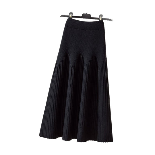 Damen Eleganter Plissee-Maxiröck mit voluminösem Saum Shop Nory