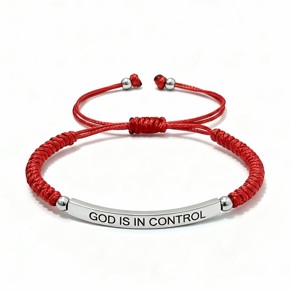 Damen Motivationsarmband mit verstellbarem Knoten und inspirierender Botschaft Shop Nory