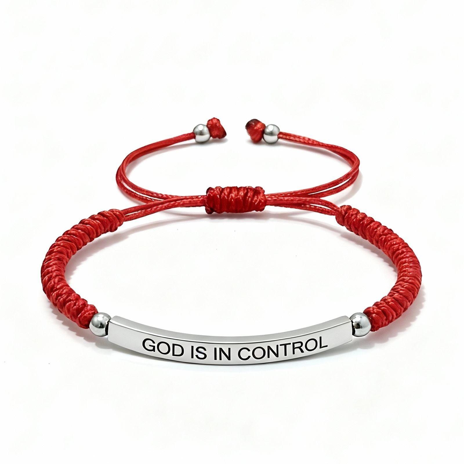 Damen Motivationsarmband mit verstellbarem Knoten und inspirierender Botschaft Shop Nory