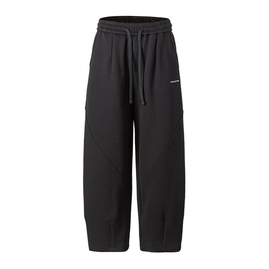 Damen Kurzgeschnittene Sweathose mit elastischem Bund und Ziernähten Shop Nory