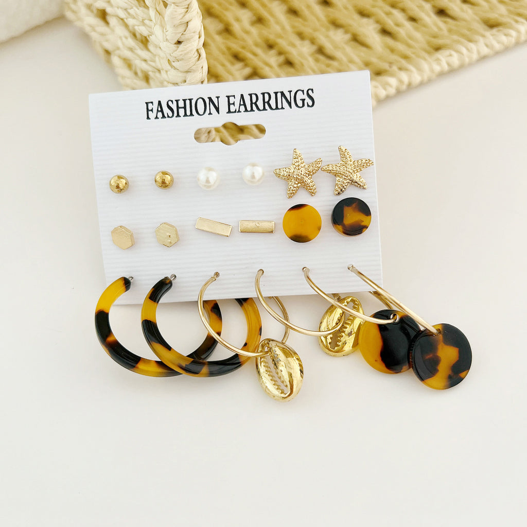 Damen Ohrstecker Set mit vielfältigen Designs und eleganten Akzenten Shop Nory
