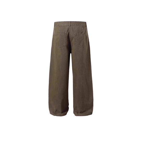 Damen Weitgeschnittene Hose mit Bundfalten Shop Nory