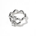 Damen Wellenring mit funkelnden Zirkonia Shop Nory