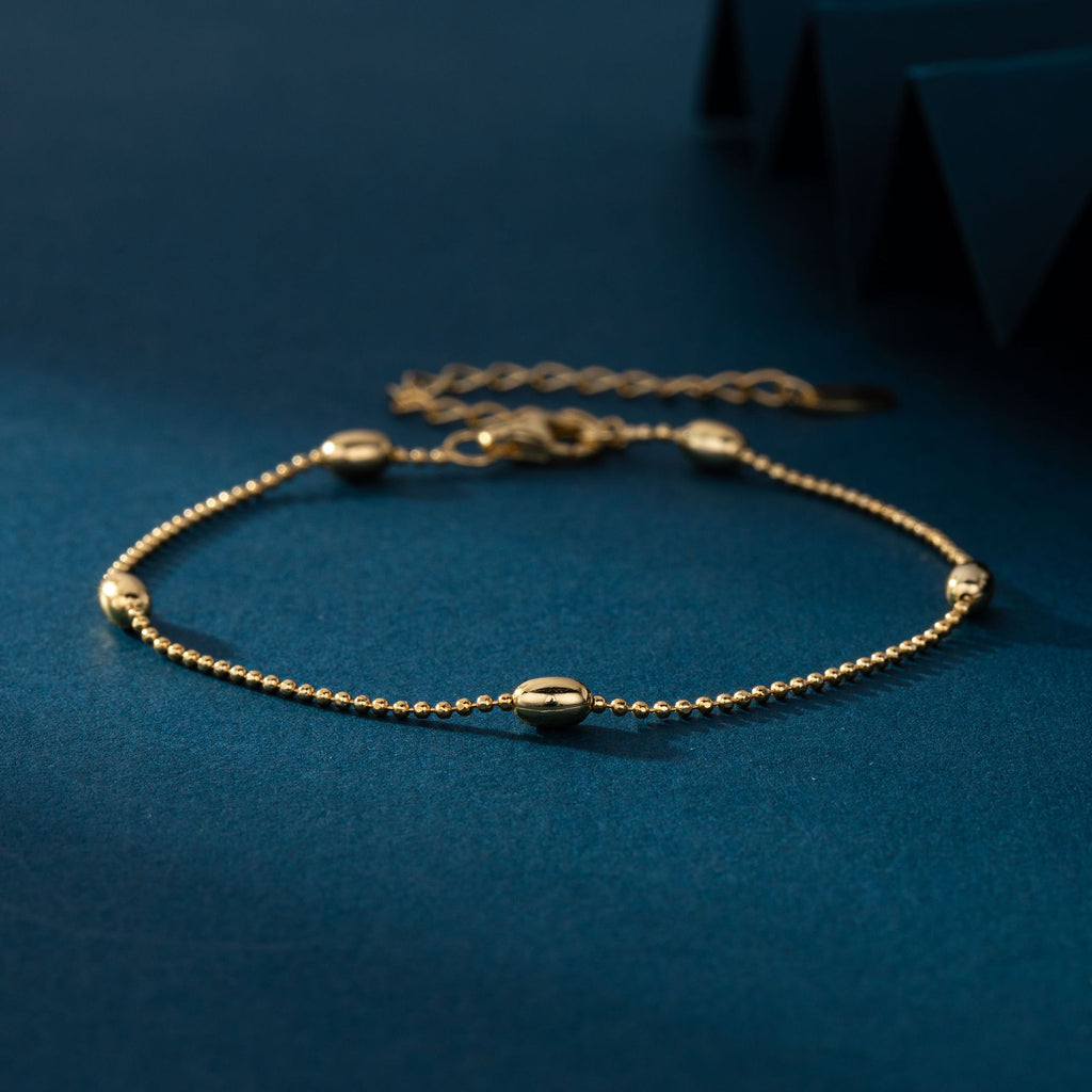 Damen Armband aus 925 Sterling Silber mit eleganten goldfarbenen Akzenten Shop Nory