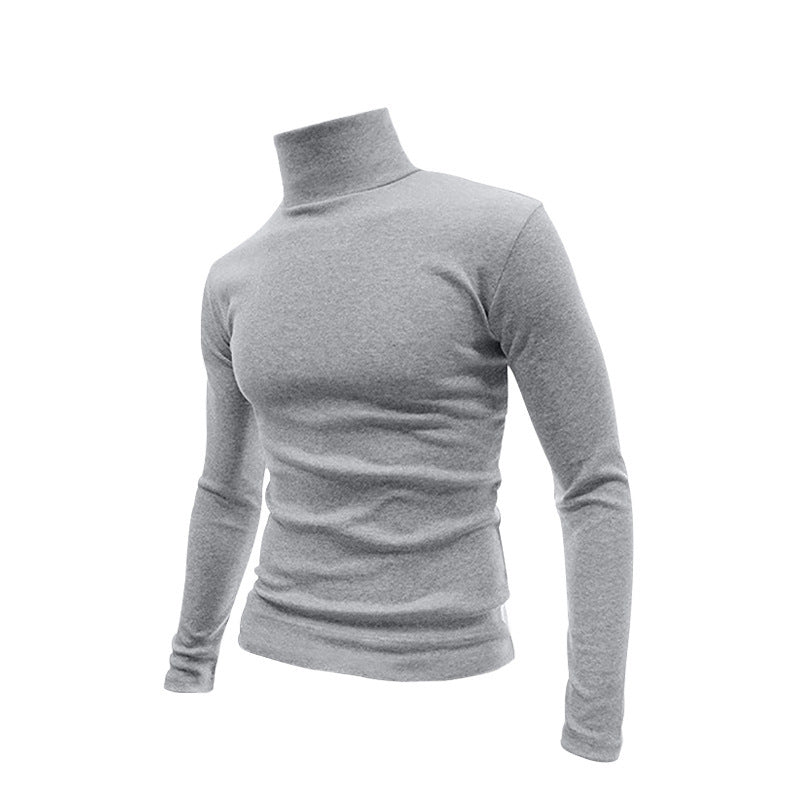 Herren Schmal geschnittenes Rollkragen-Feinstrickshirt mit Stretchkomfort Shop Nory