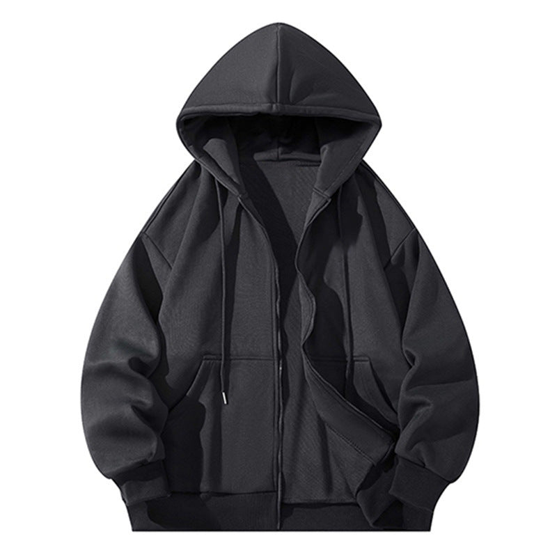 Herren Oversize Reißverschluss‑Kapuzenjacke aus schwerer Sweatqualität mit Kängurutaschen Shop Nory