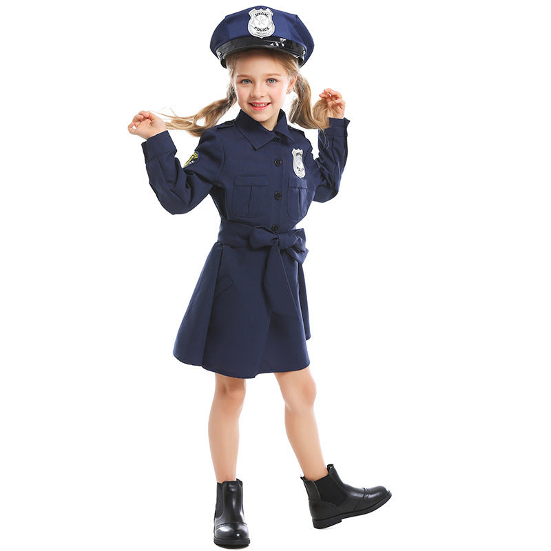 Damen Polizeikostüm mit Rock und Mütze Shop Nory