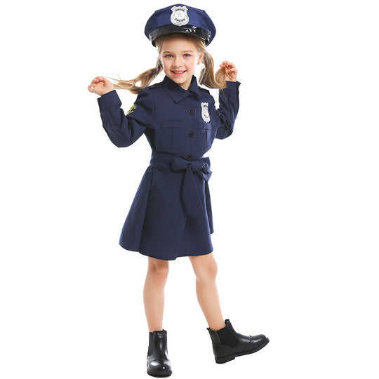 Damen Polizeikostüm mit Rock und Mütze Shop Nory