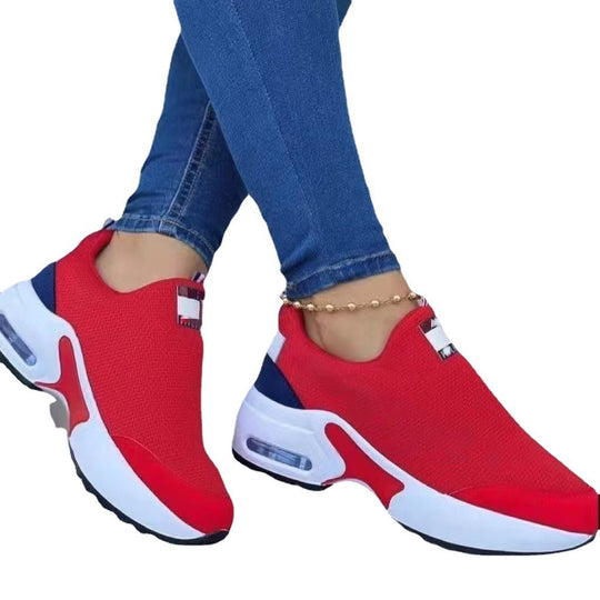 Damen Sock-Sneaker mit luftgepolsterter Sohleneinheit und gestricktem Komfortschaft Shop Nory