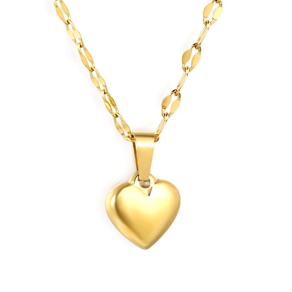 Damen Halskette mit hochwertigem Herzen-Anhänger und elegantem Kettendesign Shop Nory