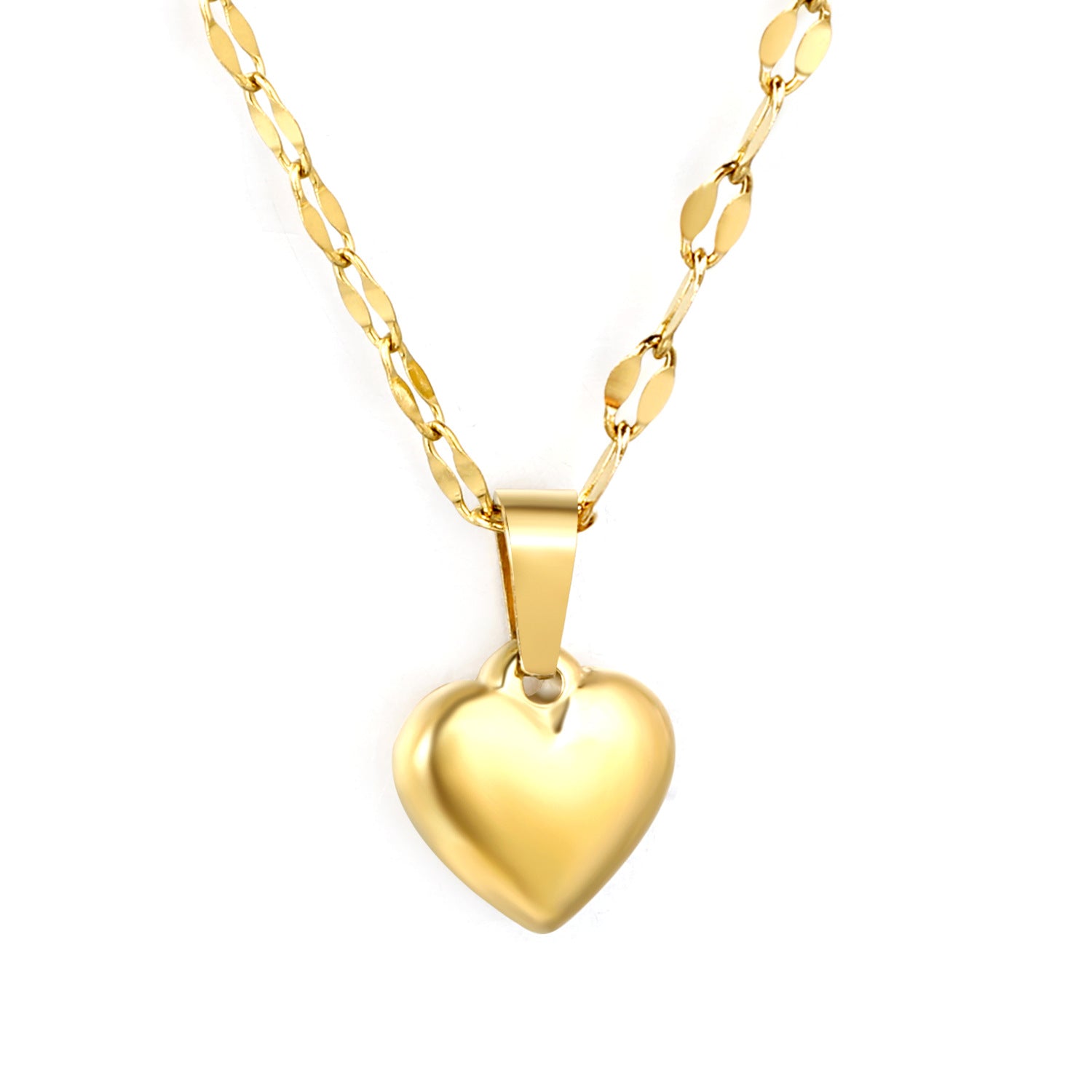 Damen Halskette mit hochwertigem Herzen-Anhänger und elegantem Kettendesign Shop Nory