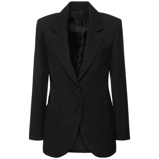 Damen Zweiteiliges Hosenanzug-Set im präzisen Tailoring mit weitem Schlag und schmaler Schulter Shop Nory